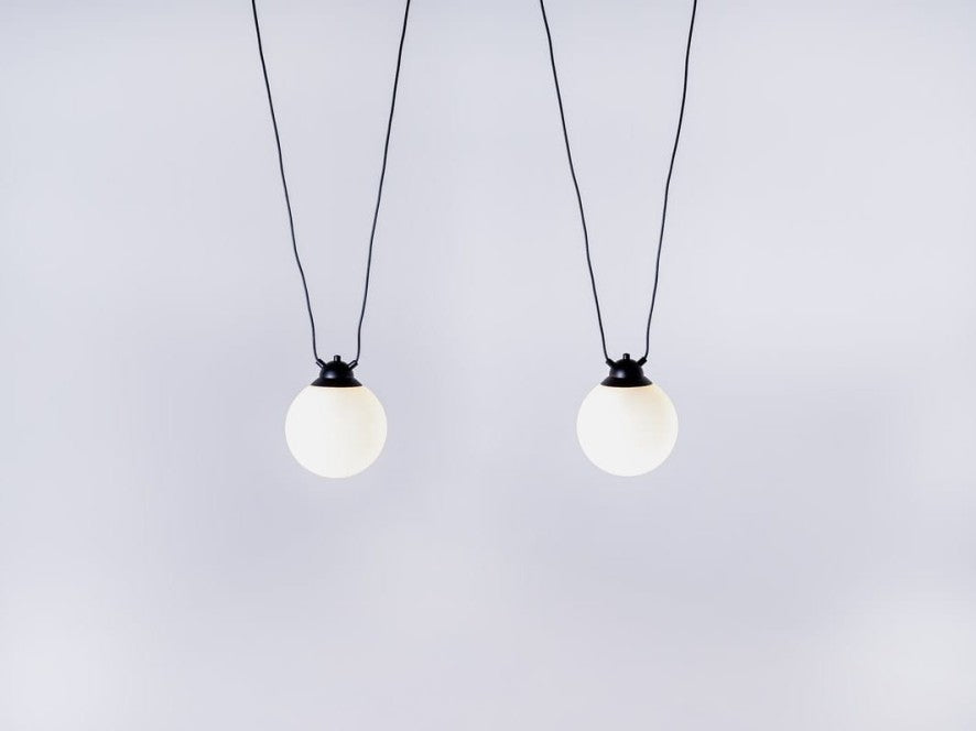 CustomForm Lámpara colgante GLASS HANGMAN 2 – Negro – vista principal